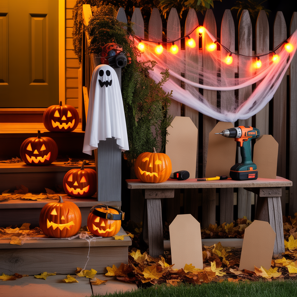 outdoor halloween decorations ideas