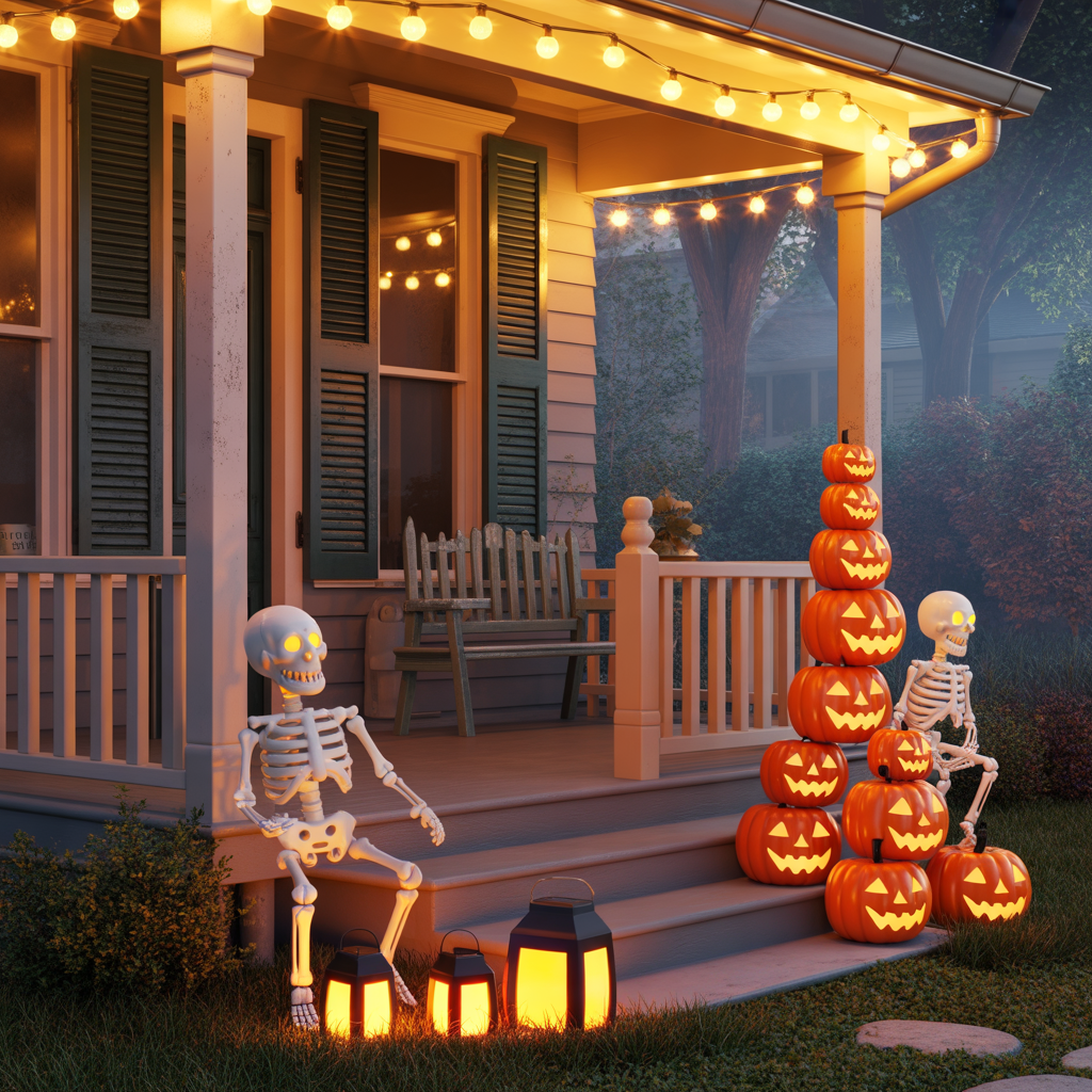 outdoor halloween decorations ideas