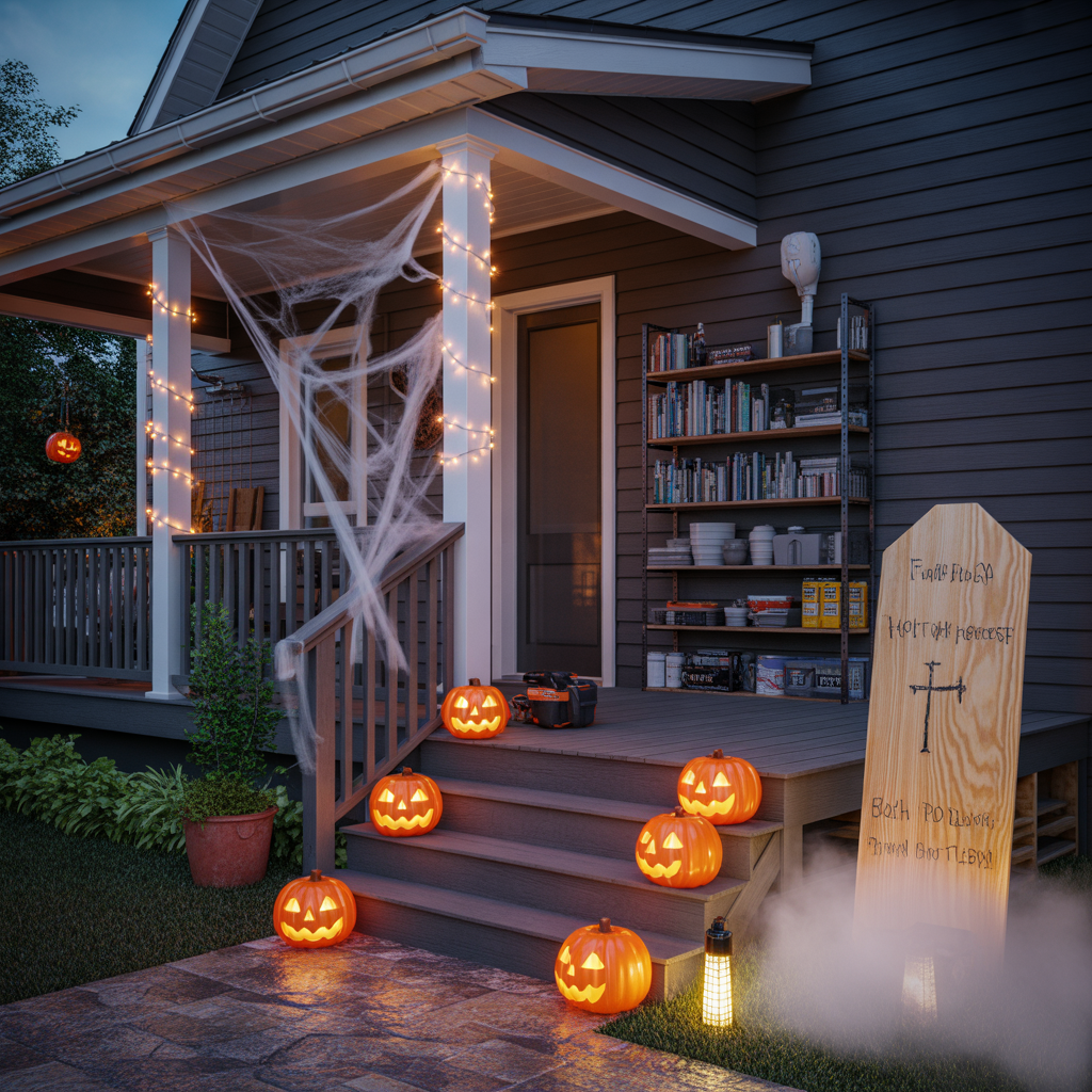 outdoor halloween decorations ideas