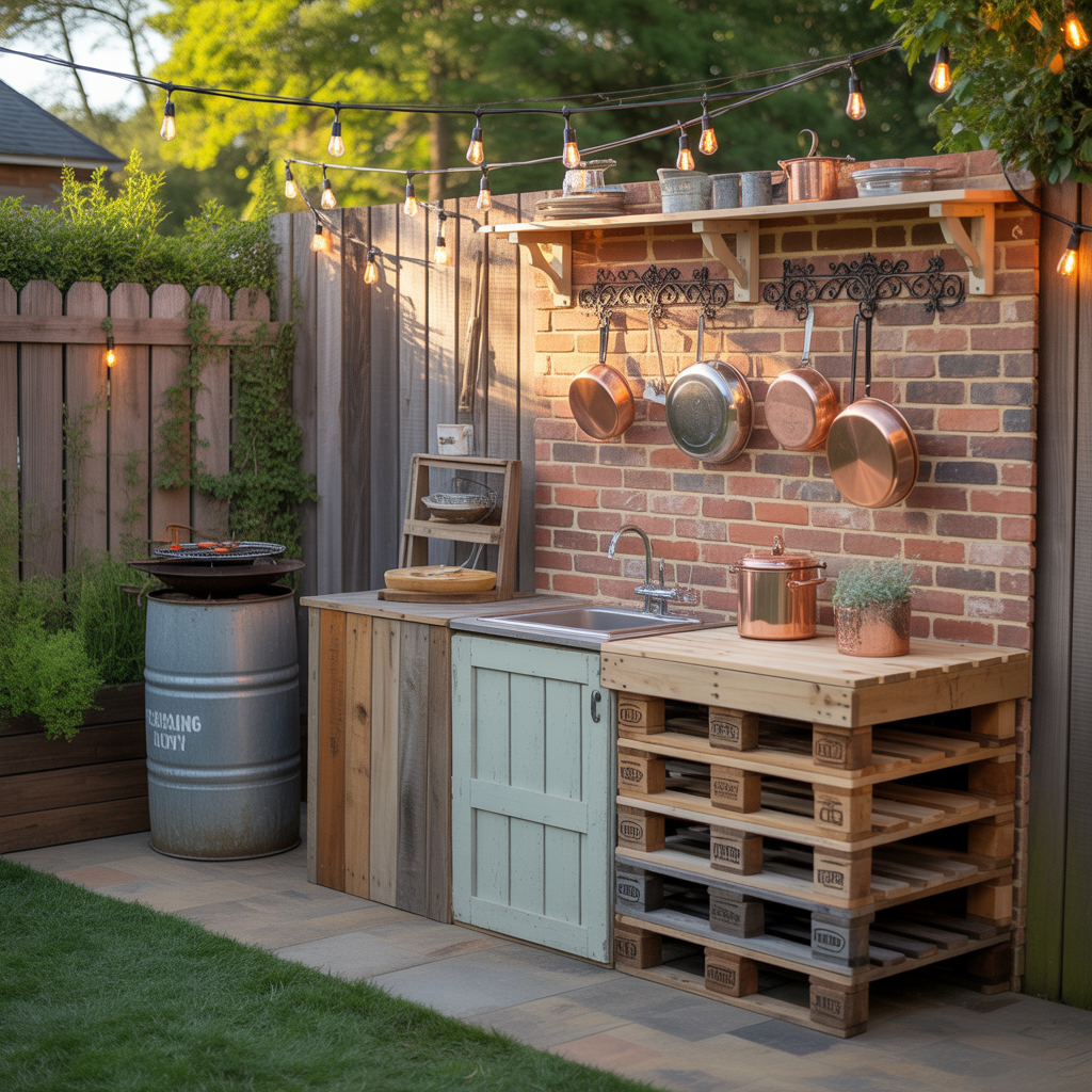outdoor kitchen diy on a budget