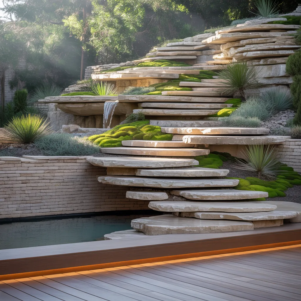 outdoor rock garden concept ideas