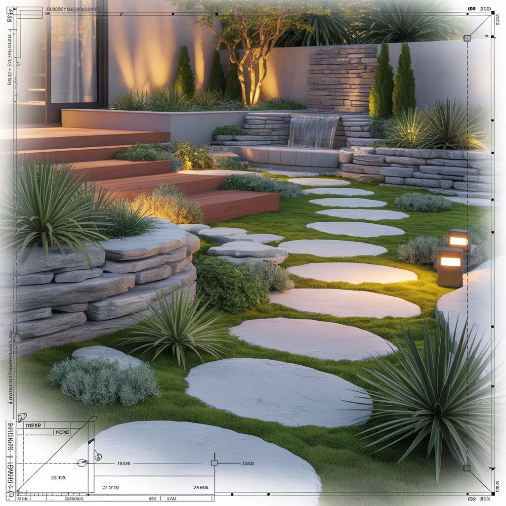 outdoor rock garden concept ideas
