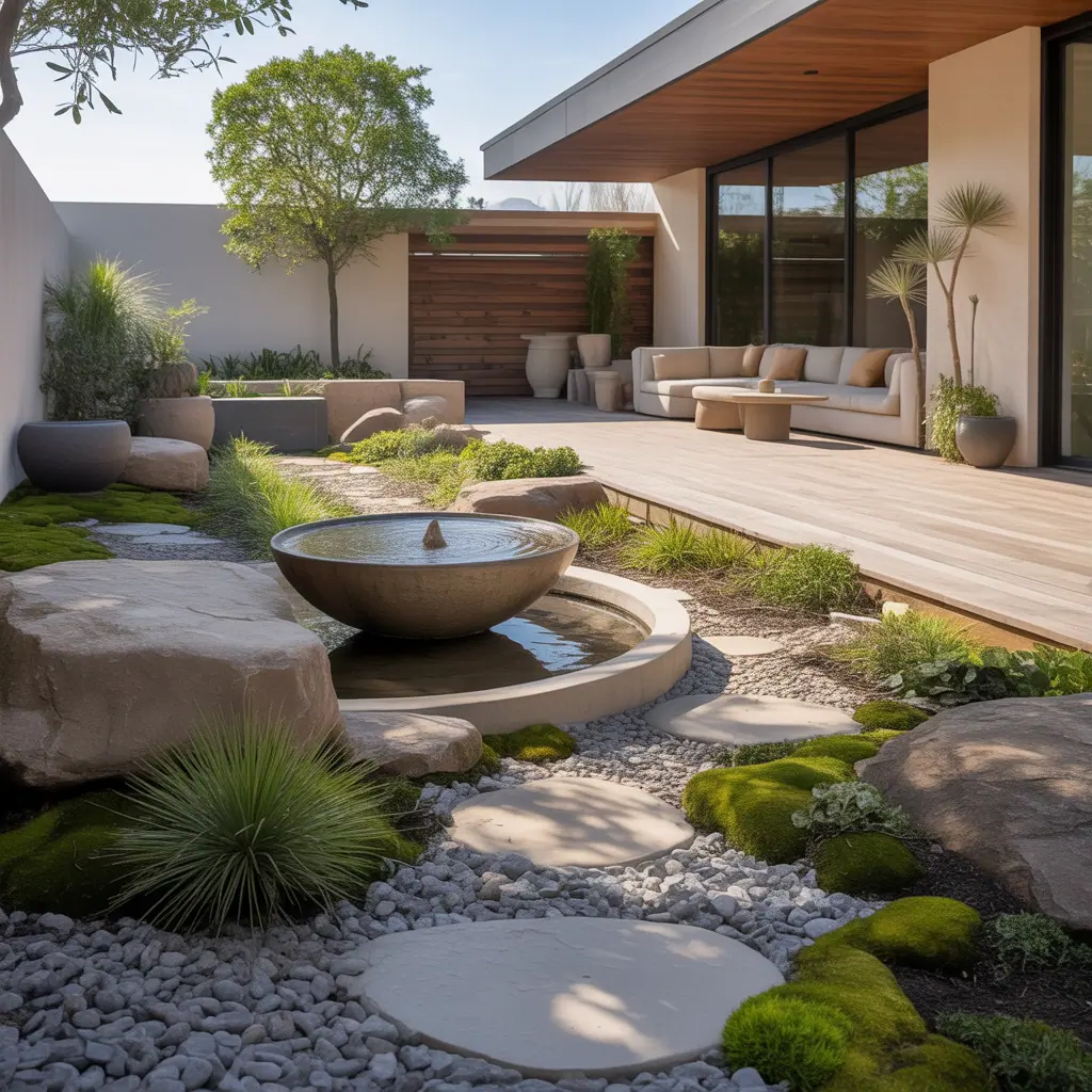 outdoor rock garden concept ideas