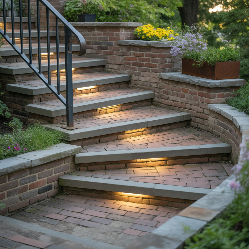 outdoor steps ideas
