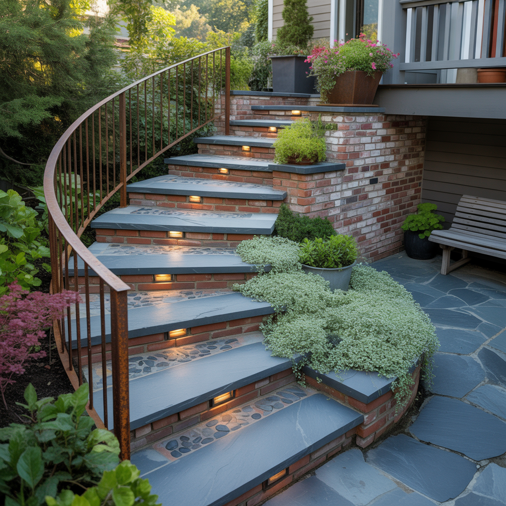 outdoor steps ideas