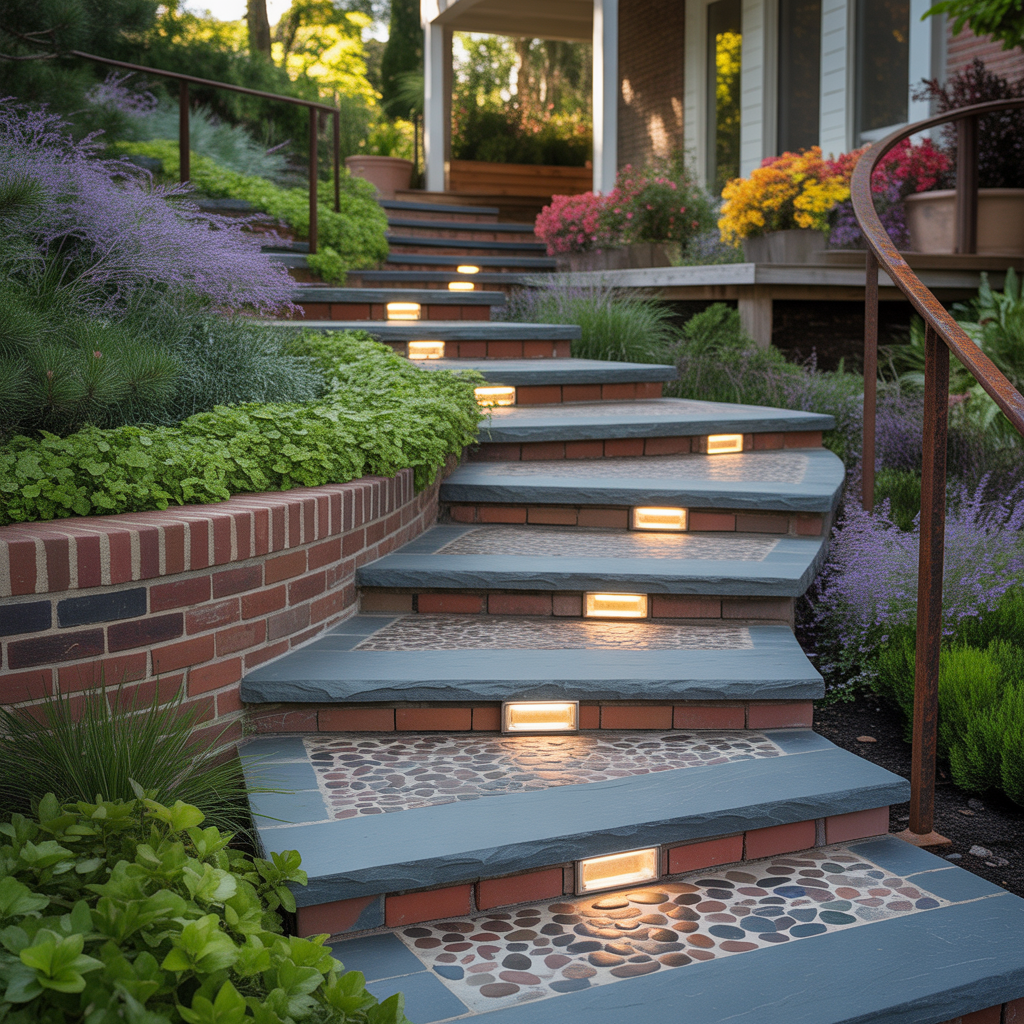 outdoor steps ideas