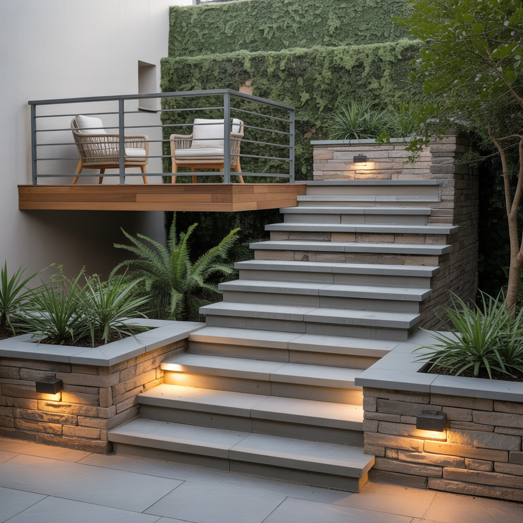 outdoor steps ideas