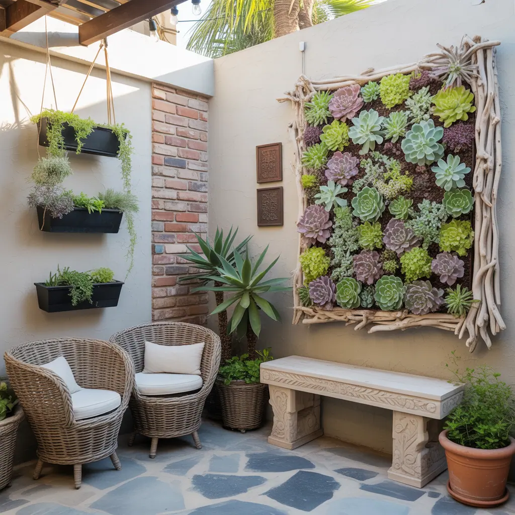outdoor walls garden ideas