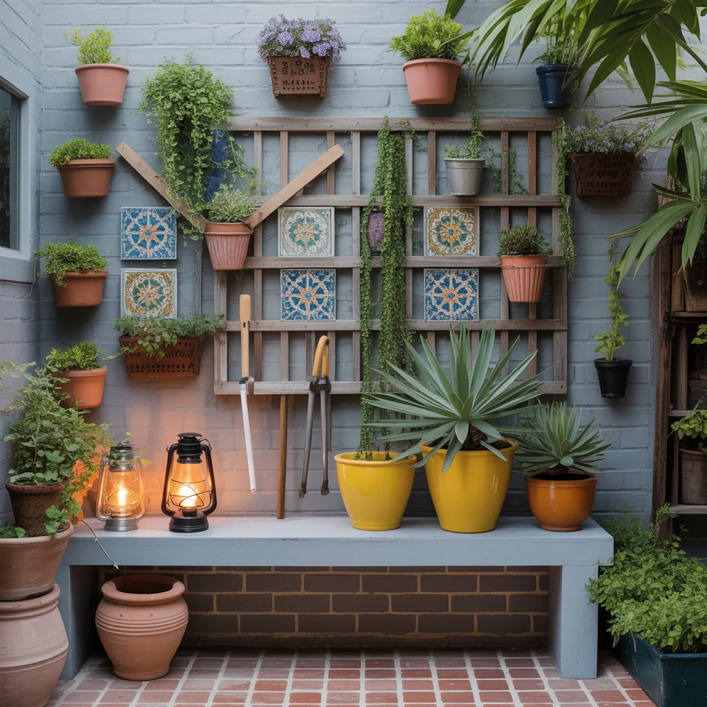 outdoor walls garden ideas