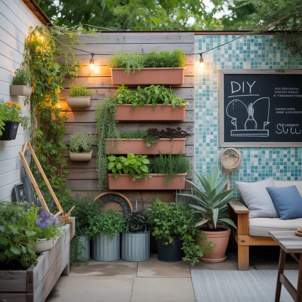 outdoor walls garden ideas