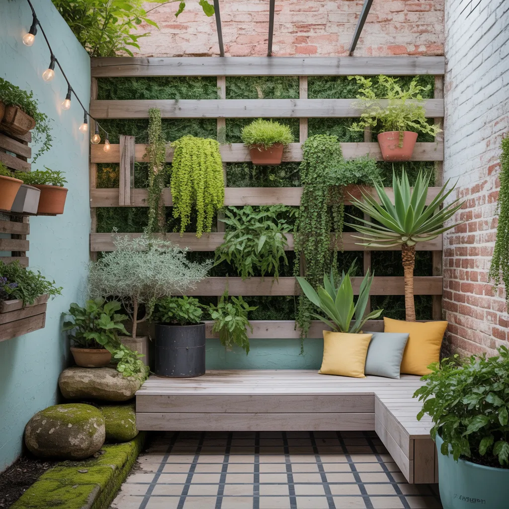outdoor walls garden ideas