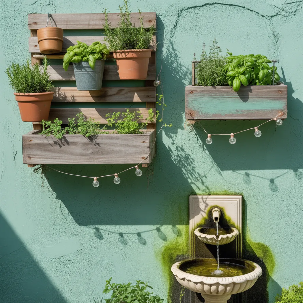 outdoor walls garden ideas