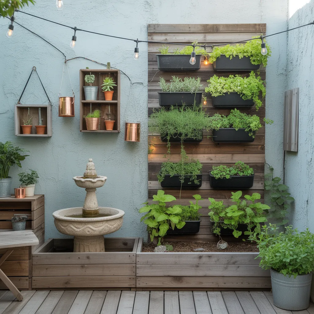 outdoor walls garden ideas