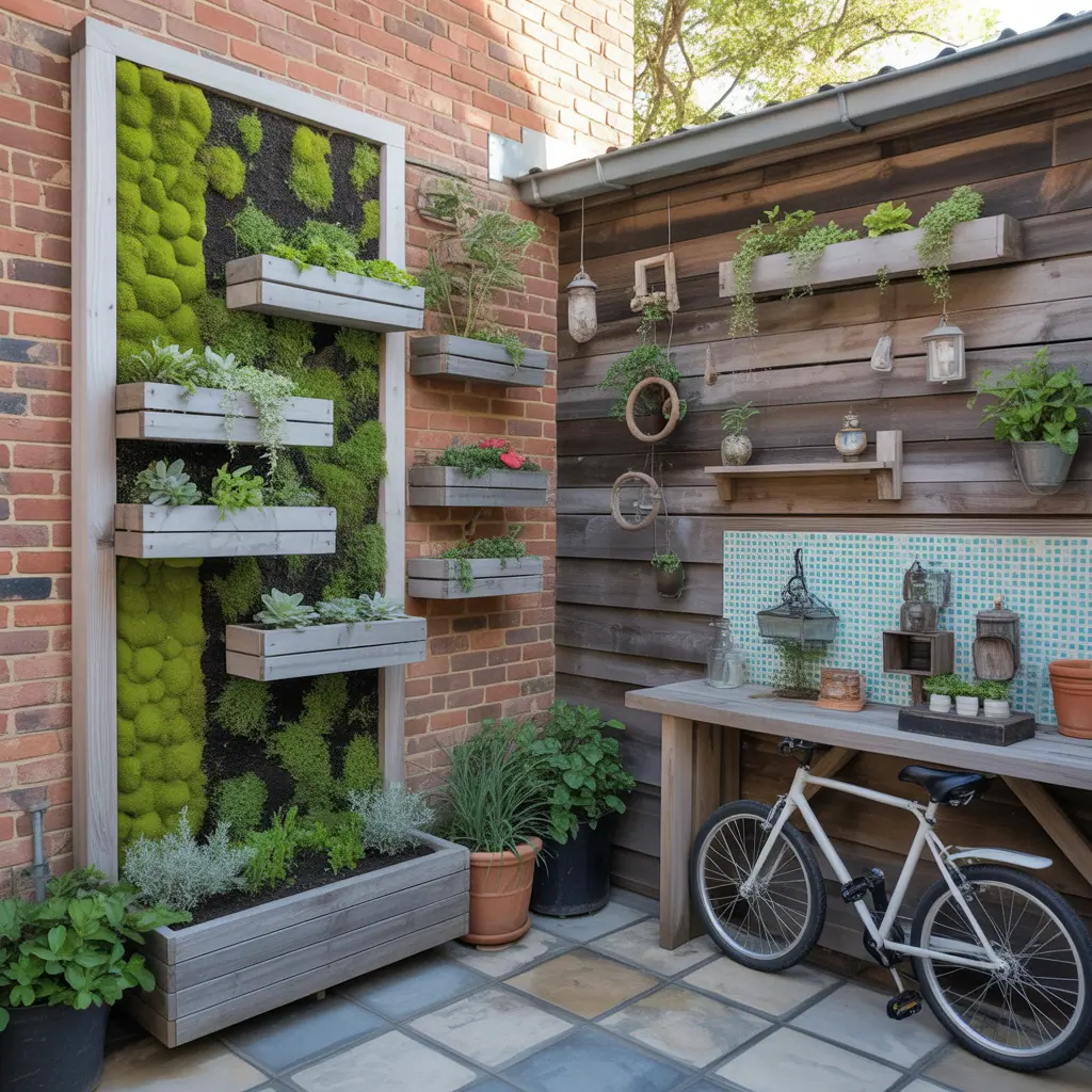 outdoor walls garden ideas