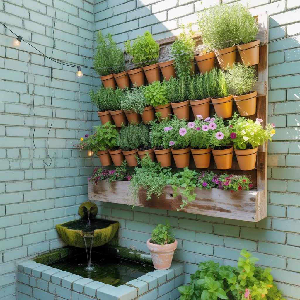 outdoor walls garden ideas