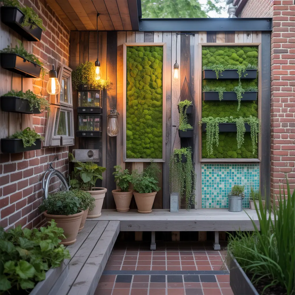outdoor walls garden ideas