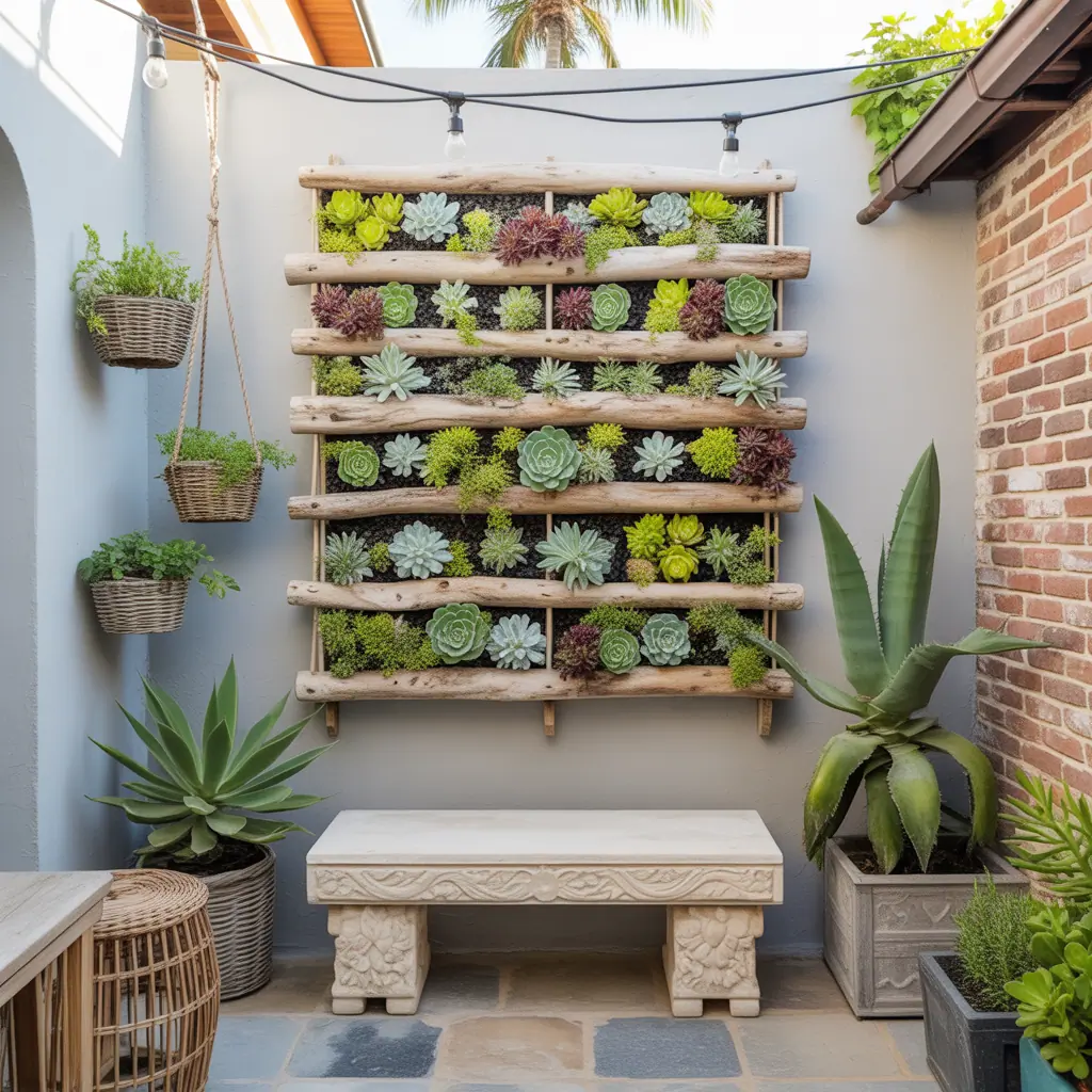outdoor walls garden ideas