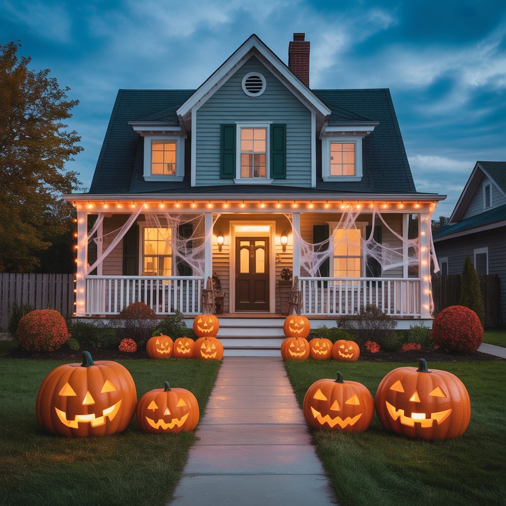 outside halloween decorations
