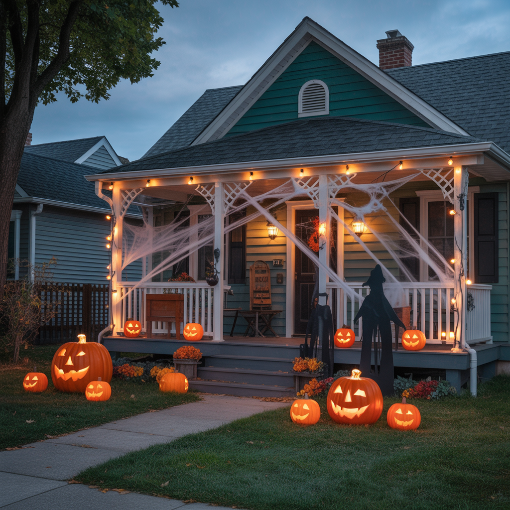 outside halloween decorations
