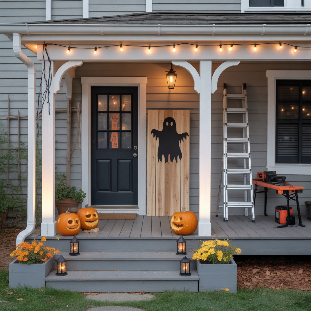 outside halloween decorations