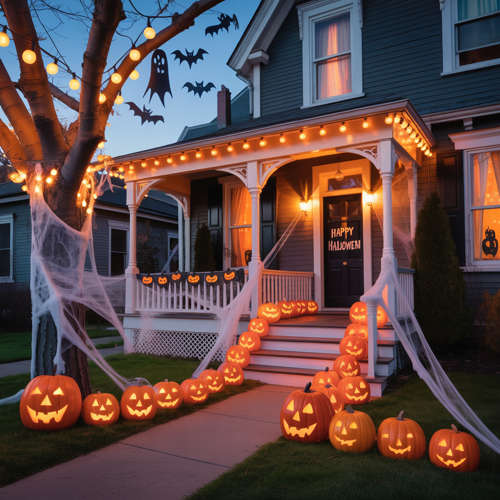 outside halloween decorations