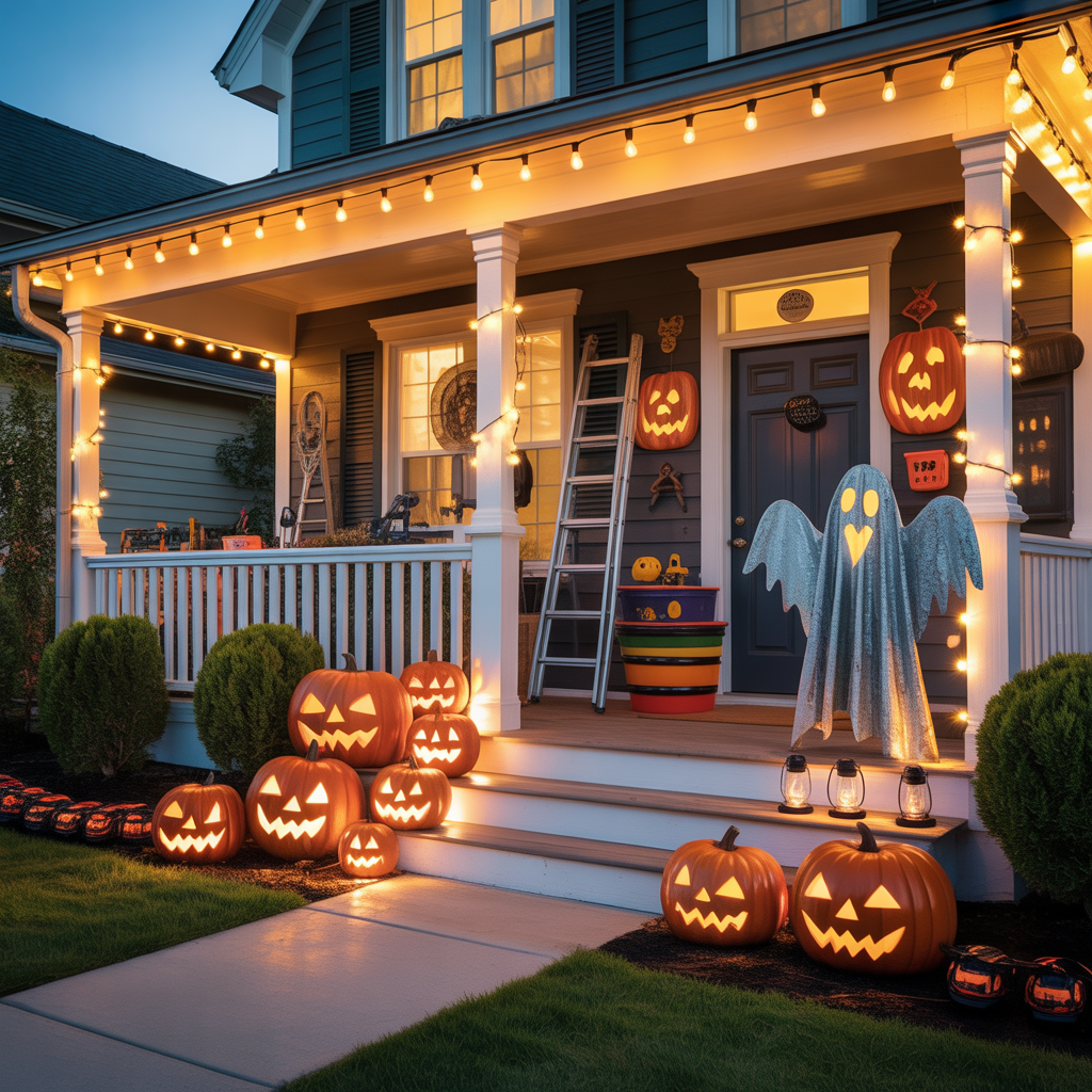 outside halloween decorations