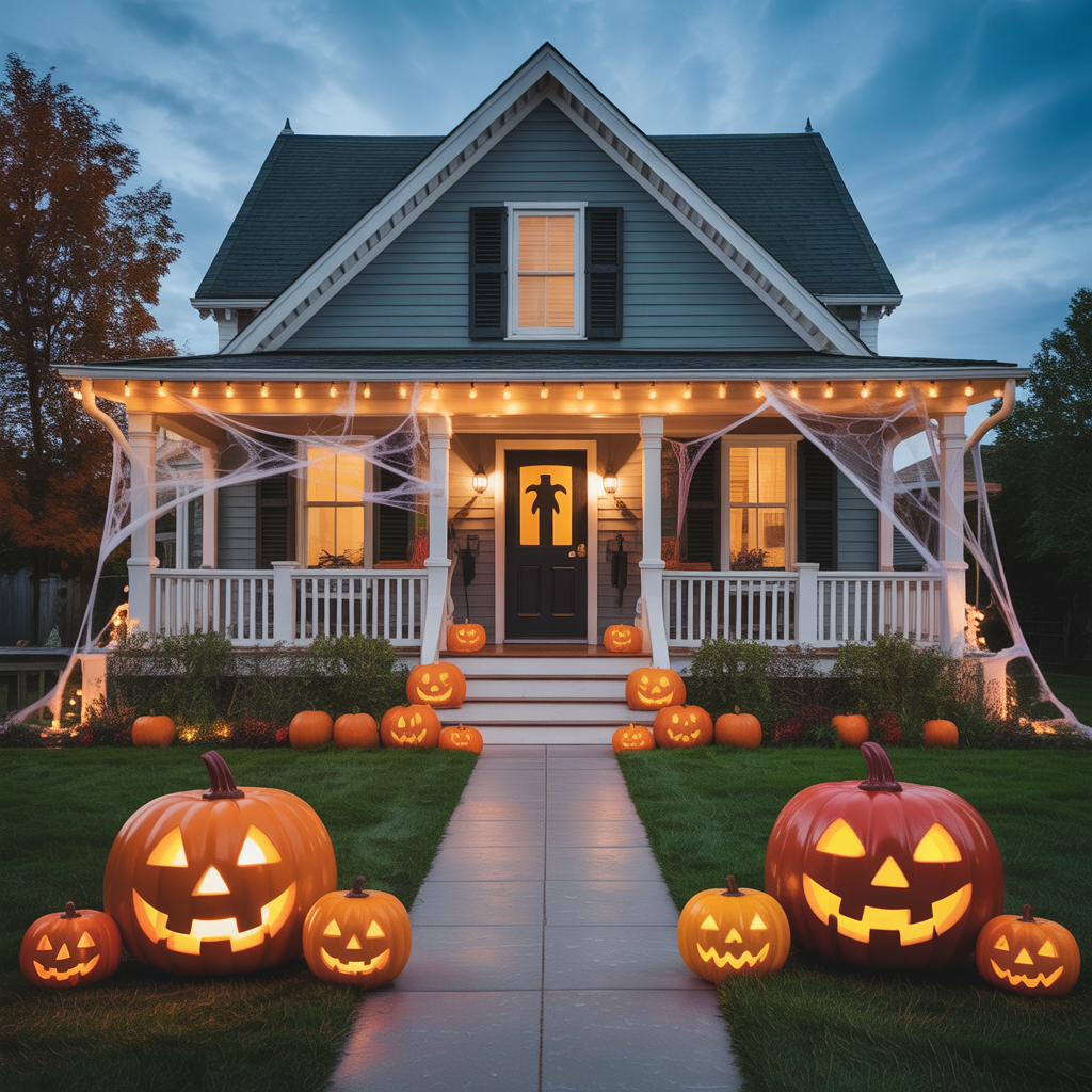 outside halloween decorations