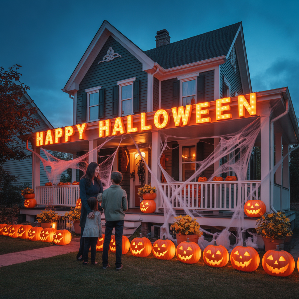 outside halloween decorations