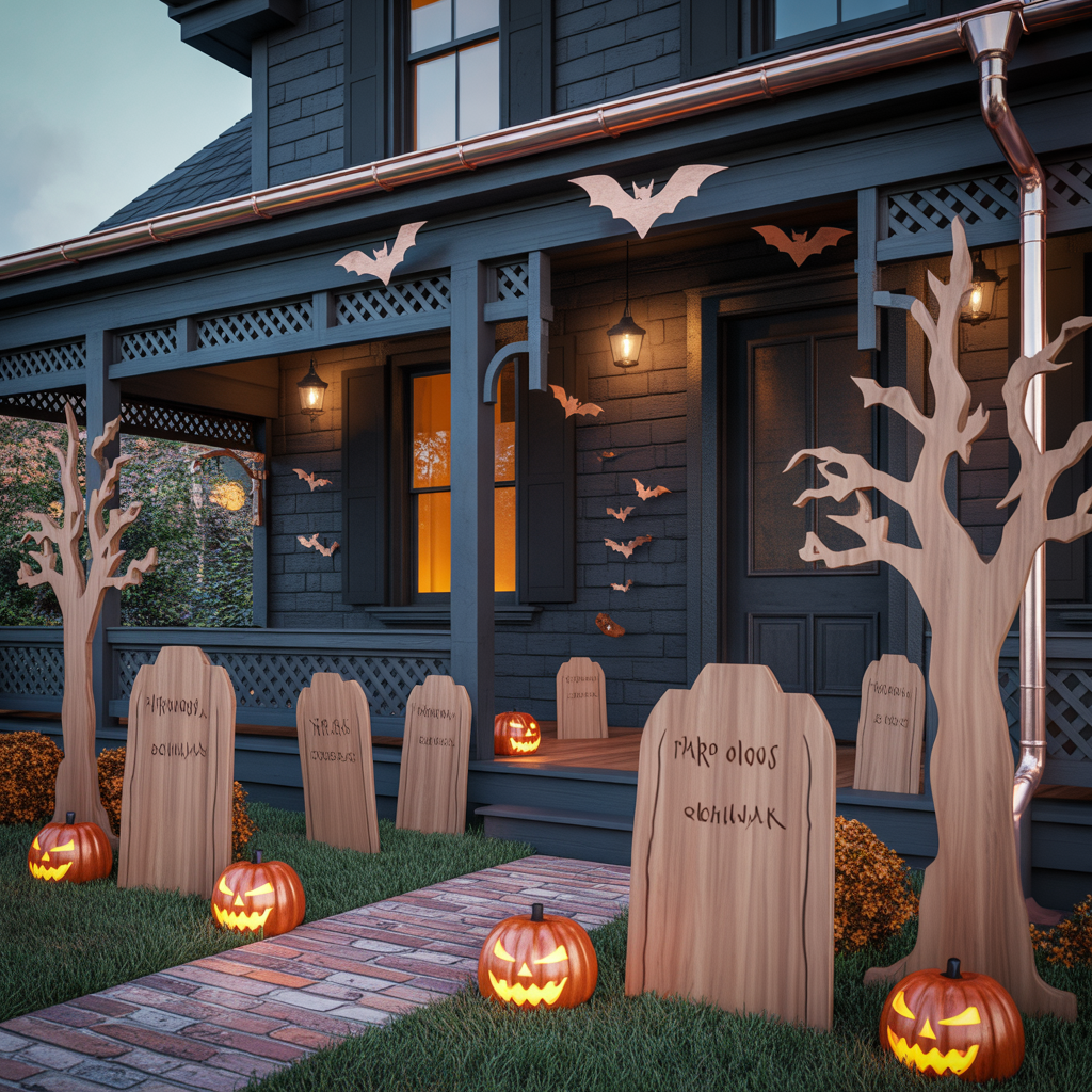 outside halloween decorations