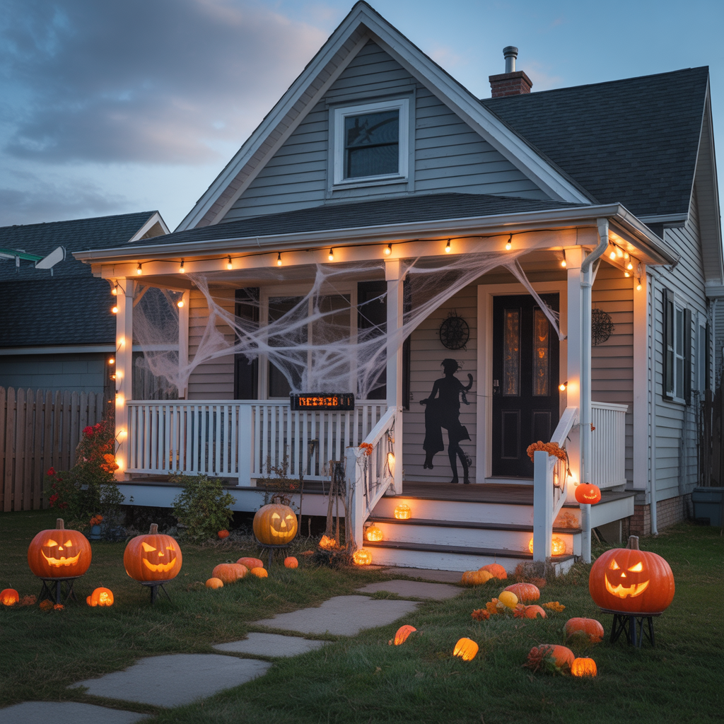 outside halloween decorations
