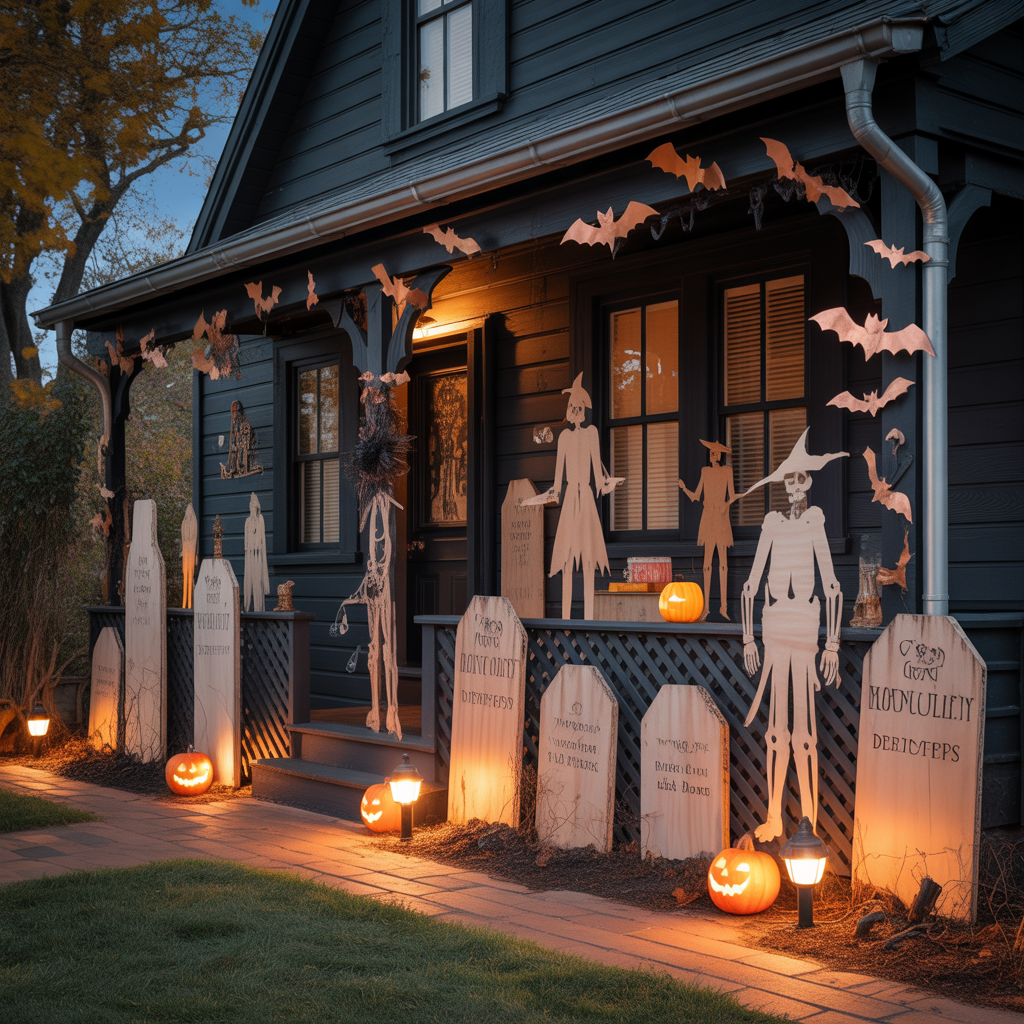 outside halloween decorations