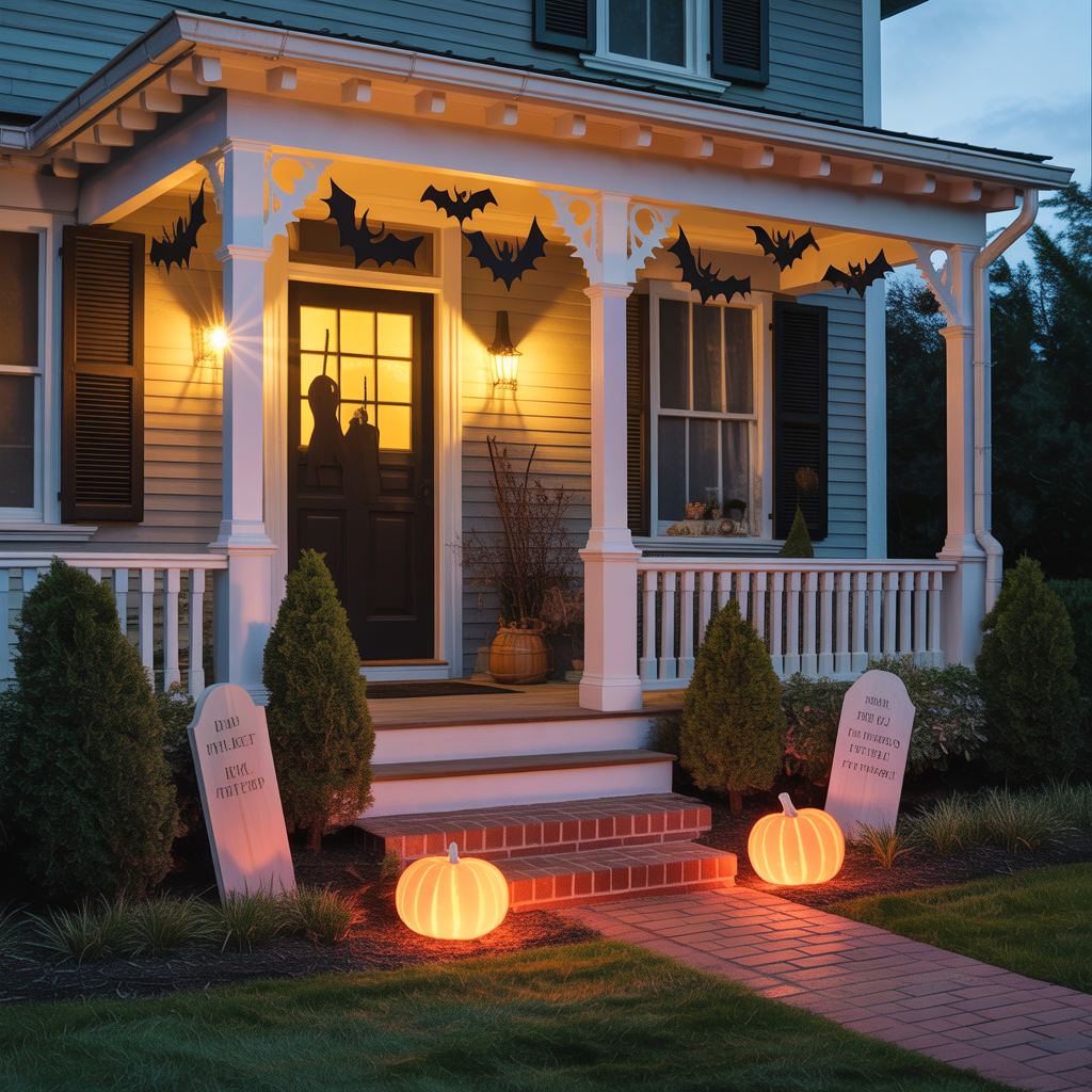 outside halloween decorations