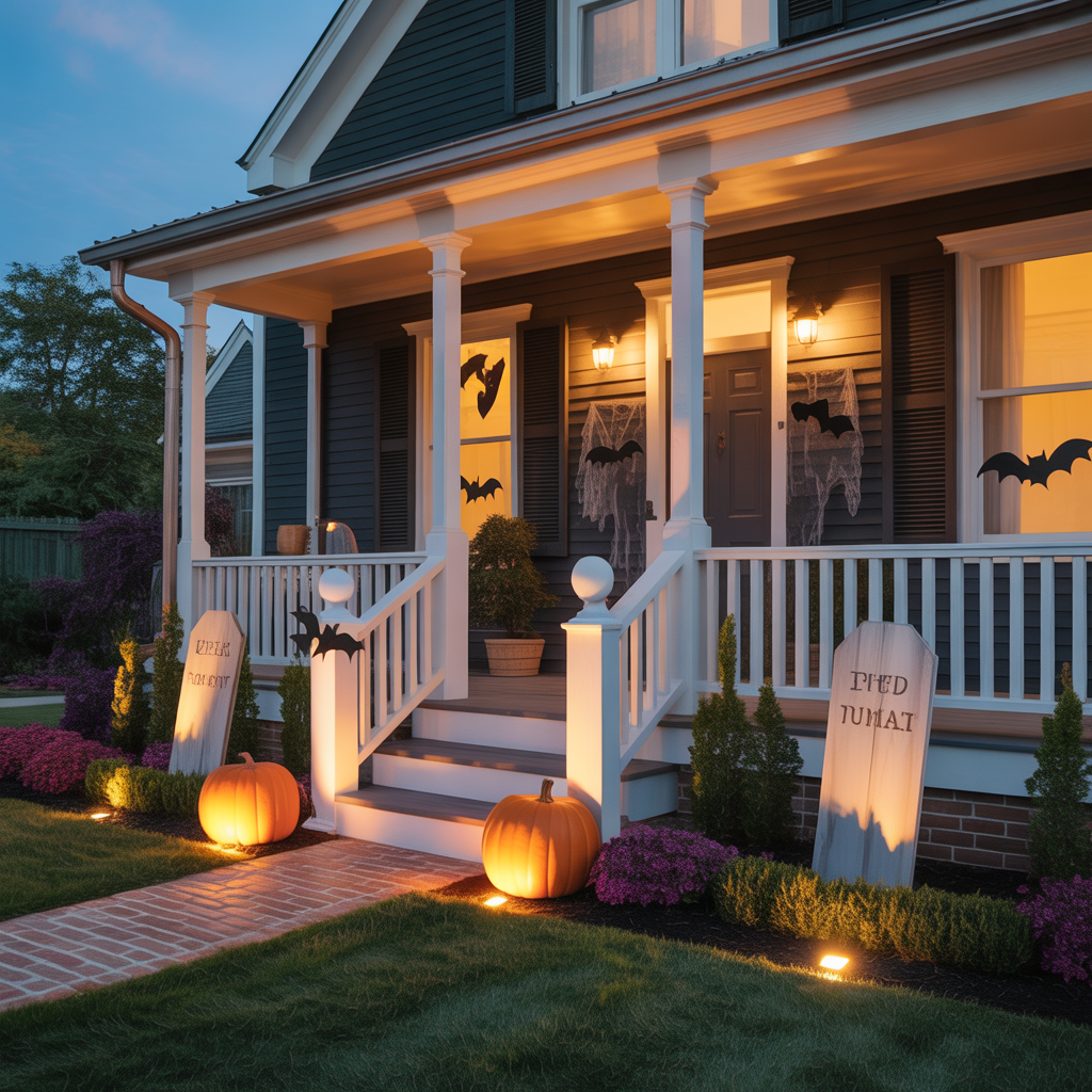 outside halloween decorations