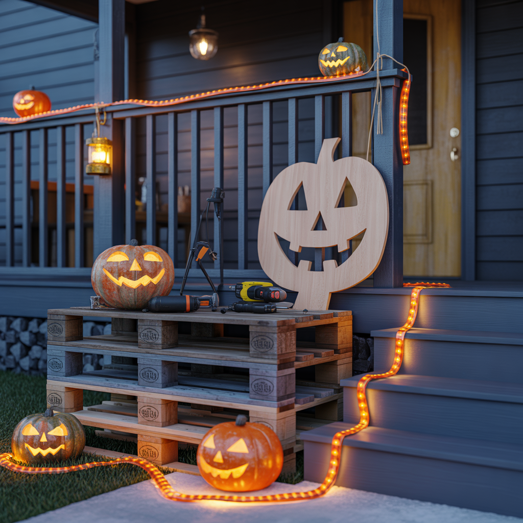 outside halloween decorations