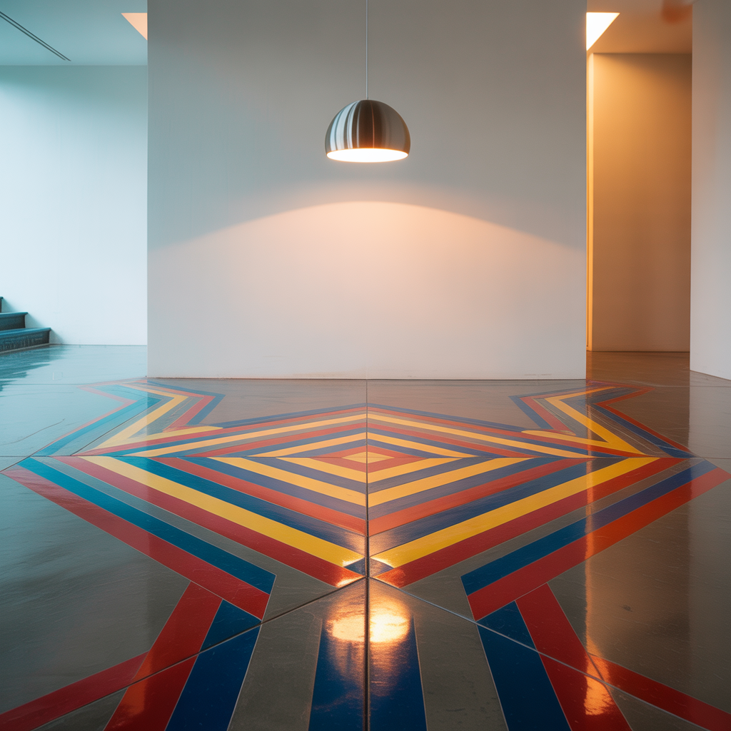paint ideas for indoor concrete floor