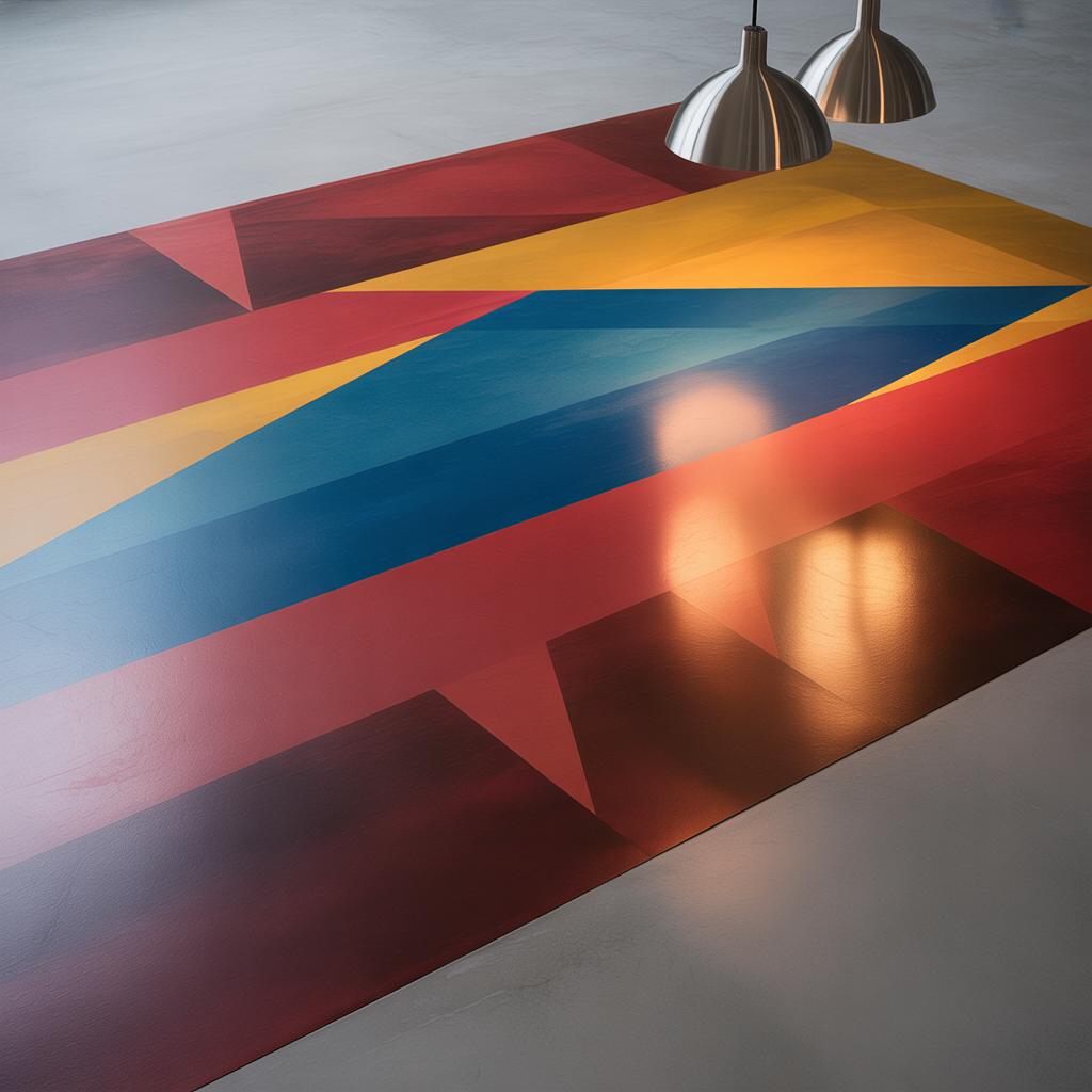 paint ideas for indoor concrete floor