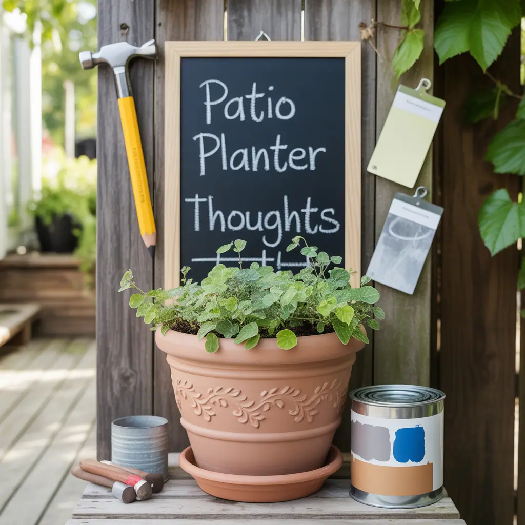 patio planter thoughts