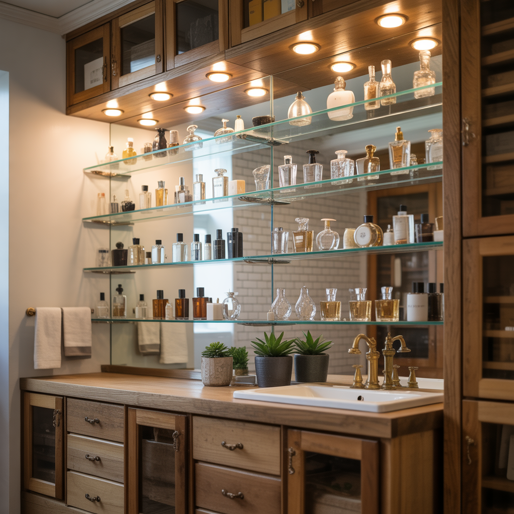 perfume display ideas