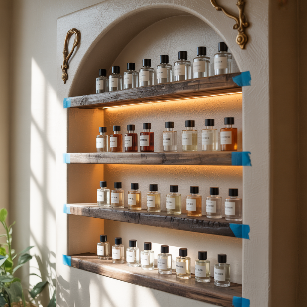 perfume display ideas