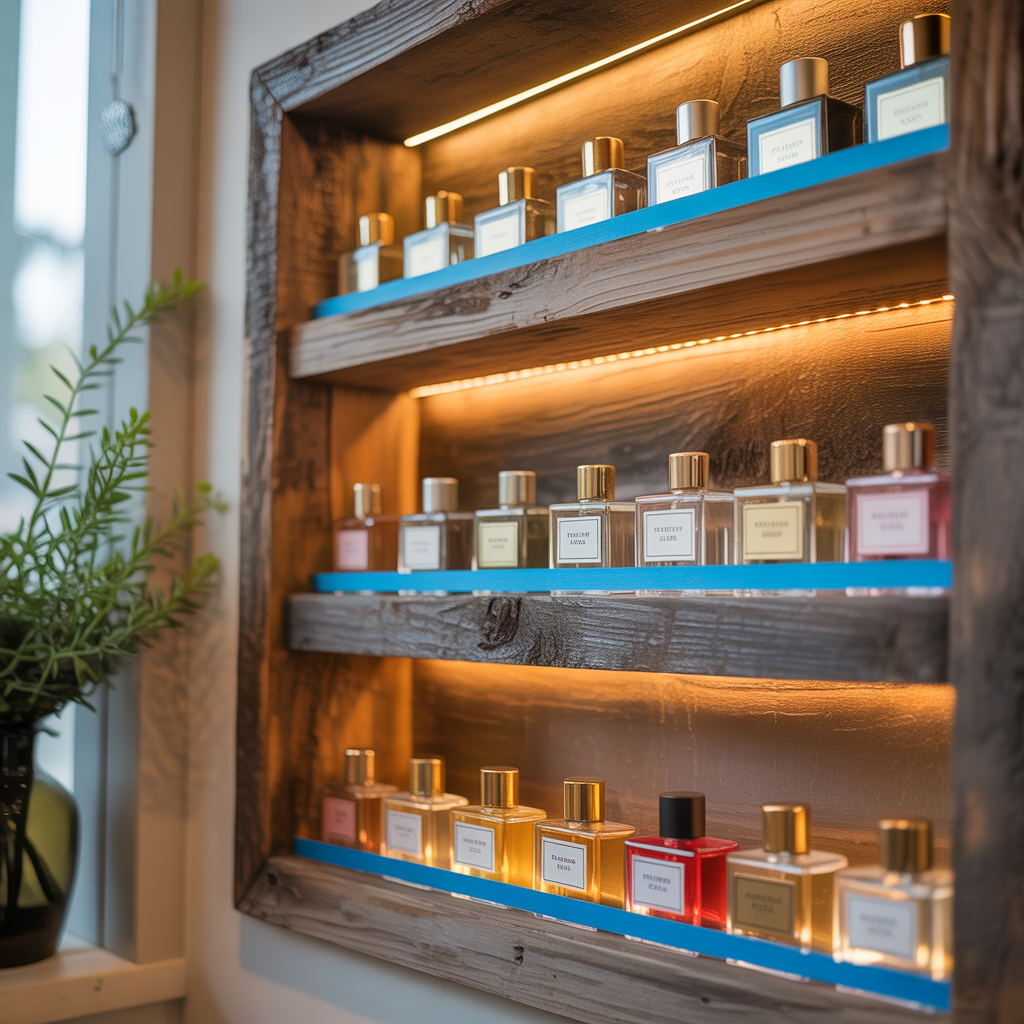 perfume display ideas