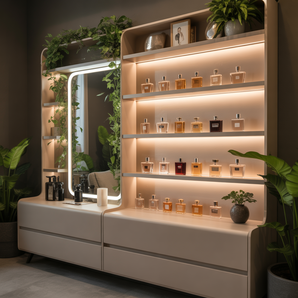 perfume display ideas
