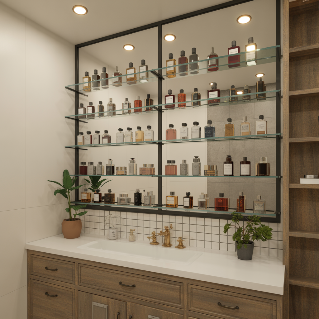 perfume display ideas