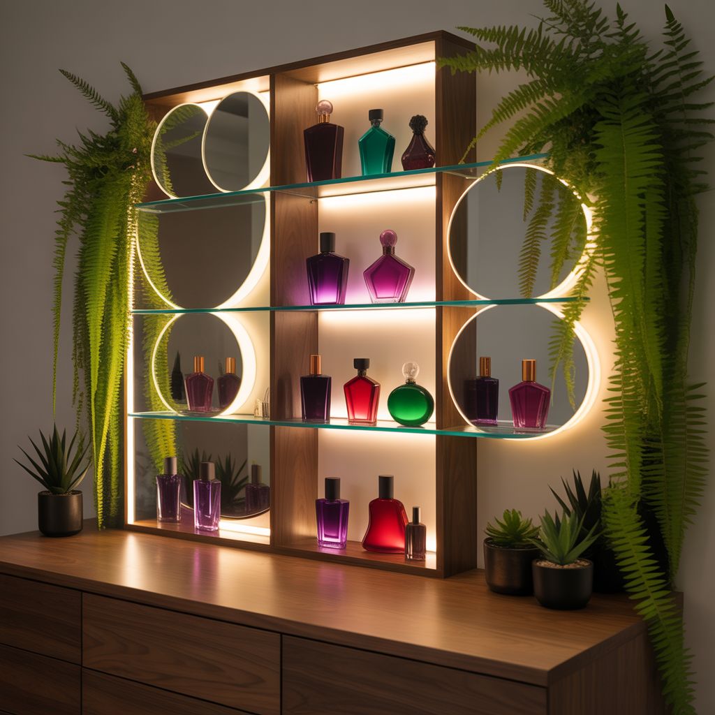 perfume display ideas