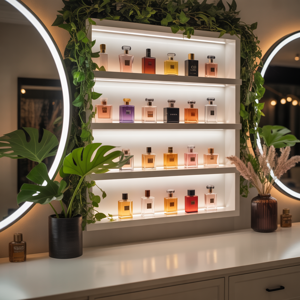 perfume display ideas