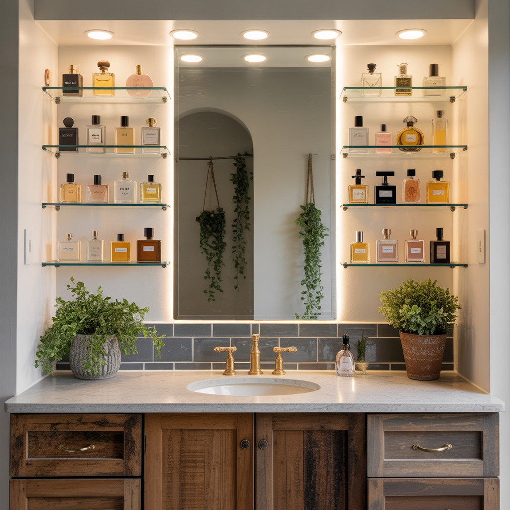 perfume display ideas