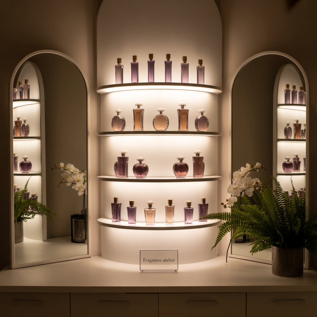 perfume display ideas