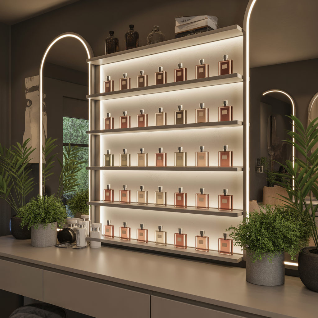 perfume display ideas