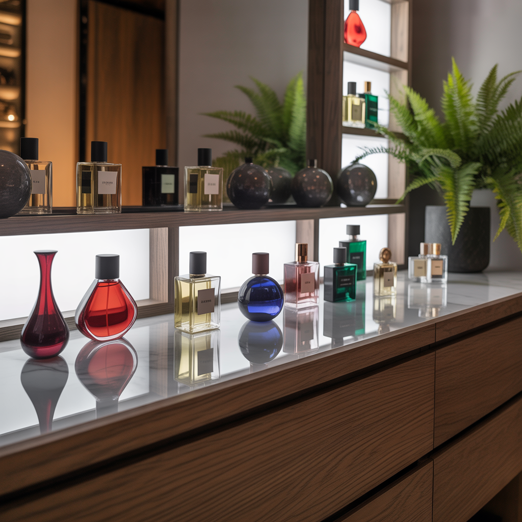 perfume display ideas