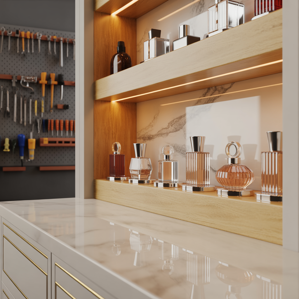 perfume display ideas