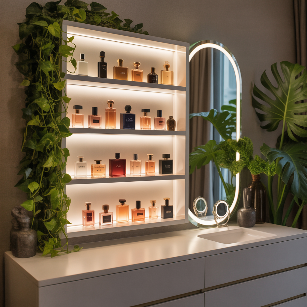 perfume display ideas